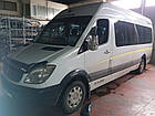 Дефлектор капоту під карбон для Mercedes Sprinter W906 (2006-2013) Полікарбонат, фото 2