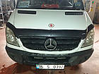 Дефлектор капоту під карбон для Mercedes Sprinter W906 (2006-2013) Полікарбонат, фото 3