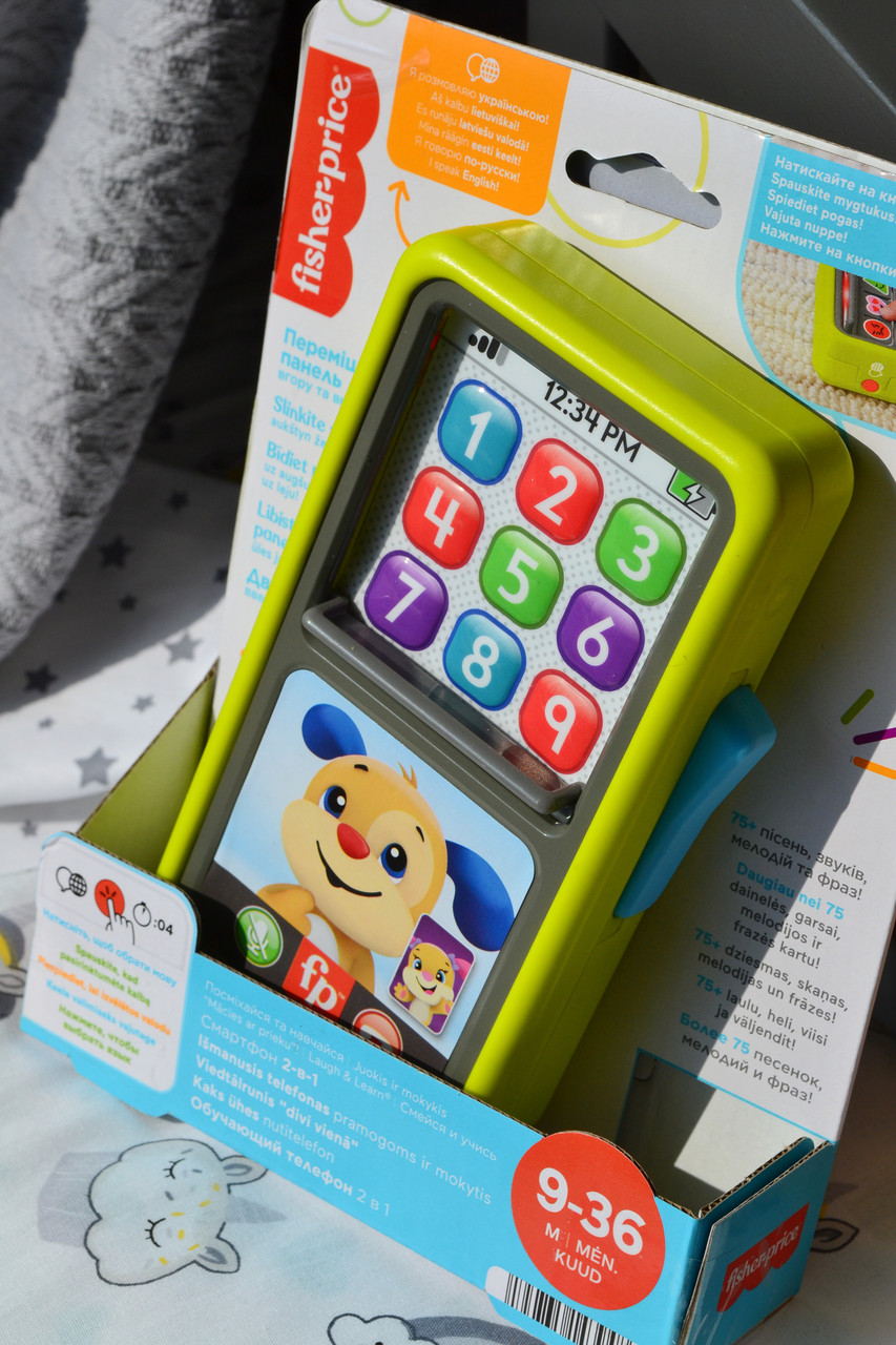 Смартфон 2в1 Fisher Price мультимовний HNL46