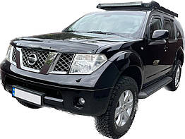 Дефлектор капоту для Nissan Pathfinder R51 Полікарбонат