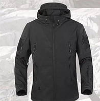 Тактическая куртка Soft Shell софтшел непромокаемая водоотталкивающая армейская куртка для военных S