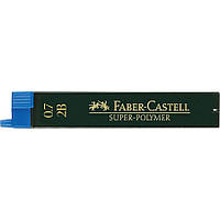 Грифели 0.7 мм 12шт Faber-Castell Super Polymer (2B)