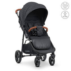Прогулянкова коляска El Camino X4 ME 1024 Black Lines з чохлом універсальна