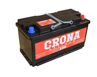 Автомобильный аккумулятор CRONA 100Ah (800A) R+ (правий+)