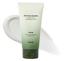 Слабокислотна пінка з матчею для проблемної шкіри Heimish Matcha Biome Amino Acne Cleansing Foam 150 г