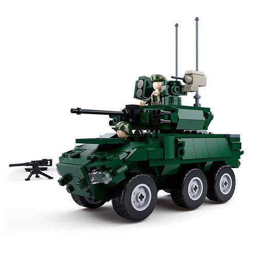 Конструктор SLUBAN M38-B0753 військовий, машина, фігурки, 382 деталей, фото 1