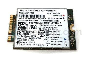 4G модем LTE CAT6 Sierra Wireless Airprime EM7455 4G LTE WWAN (M.2) (01AX748 SW10K97531) бу