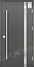 Вхідні двері з терморозривом модель МОДЕЛЬ 7 серія GRAND HOUSE 73 mm, Двері України, ручка труба, фото 2