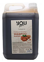 Шампунь мигдальний You look Professional Shampoo концентрат для всех типов волос, 5 л