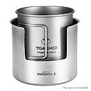 Туристична титанова піч, дрібичниця (пічка) Tomshoo Titanium., фото 3