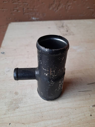 Патрубок-тройник радиатора Газель, Волга метал. "чайник" (ID#1676896387 ...