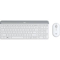 Комплект (клавиатура + мышь) Logitech MK470 Wireless Slim Off-White (920-009205) [80789]