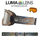 Гірськолижна маска Dragon Alliance D1 OTG Slate 2 Лінзи Lumalens Silver Ionized S3 / Lumalens Amber S1, фото 3