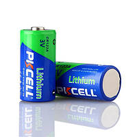 ТОП - Батарейка PKCELL CR123A, CR123 - 3.0V Lithium battery (1 шт)