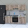 Сучасна кухня готова 2.2 м, бюджетний кухонний гарнітур 220 см Opendoors, фото 4