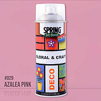 Фарба для живих квітів SPRING 400 мл | рожева азалія (#029)
