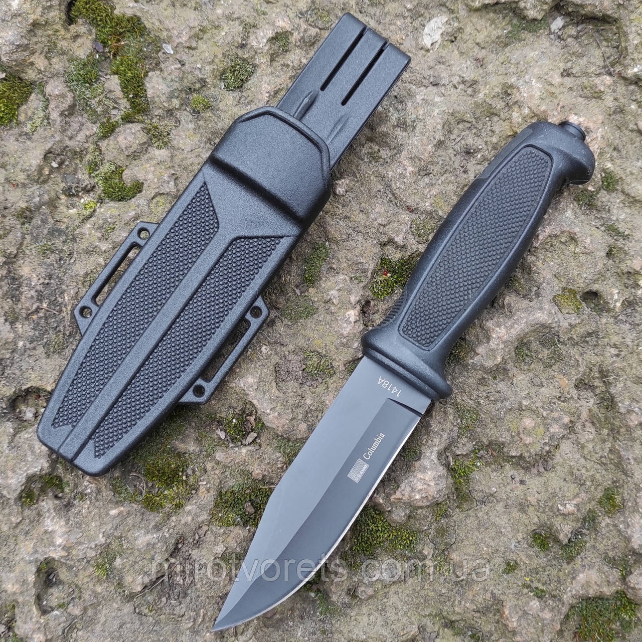 Ніж тактичний Columbia 1418А, чорний, фото 1
