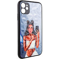 TPU+PC чохол Prisma Ladies для Apple iPhone 11 (6.1") Black in White