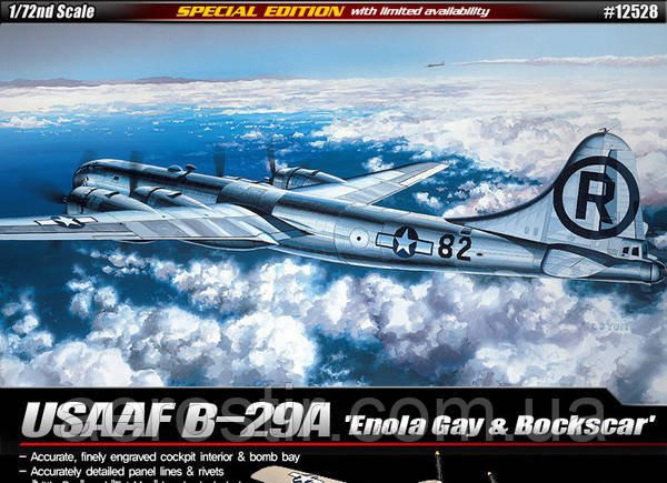 B-29A "Enola Gay & Bockscar 1/72 Academy 12528