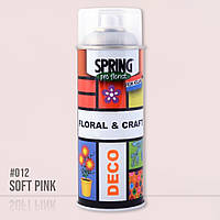 Краска для живых цветов SPRING 400 мл | нежно-розовый (#012)