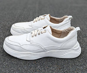 STTOPA Розміри 40-45. Кросівки великих розмірів шкіряні. 134-4045 Білі