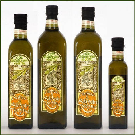 Олія оливкова екстра вірджин перший холодний відж ORO VERDE (Фруктовий смак) Silvestri Rosina (Італія) 500 мл, фото 2