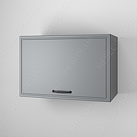 Навесной шкаф для вытяжки 600 мм МДФ Чорний Асфальт