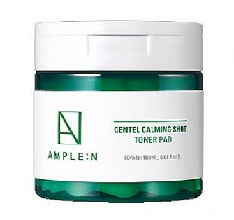 Тонер-педи з центелою Ample N Centelcalming Shot Toner Pad 60 шт./180 мл