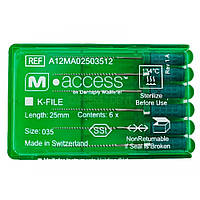K-FILE M-ACCESS 25мм №35 К файлы ручной файл Dentsply Mailefer