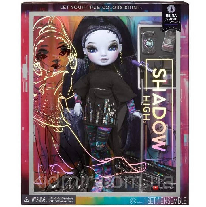 Лялька Рейнбоу хай Рейна Глітч Краун Rainbow High Shadow High Reina Glitch Crowne 583073