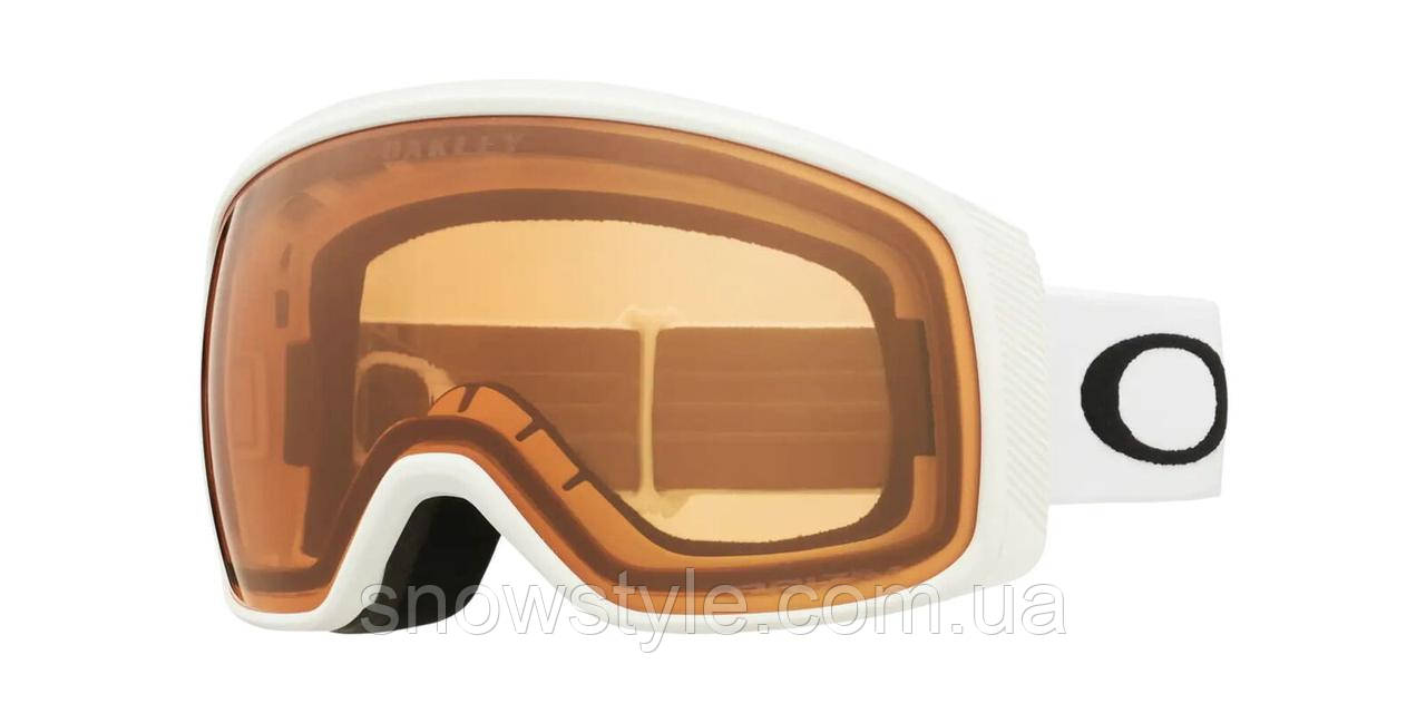 Гірськолижна маска Oakley Flight Tracker M (XM) Matte White лінза Prizm Persimmon