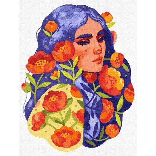 Картина за номерами "Синьоока весна" ★★★ [tsi203507-TSI], фото 1