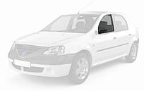 Бокове скло Передне Ліве опускне водія Dacia /Renault Logan /MCV (2004-2012) /Lada Largus (RF90) (2012-) /Дачія /Рено Логан