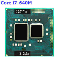 Процессор Intel Core i7 640m SLBTN 2 ядра 3.46GHz 4MB 35W Socket G1 двухъядерный процессор для ноутбука