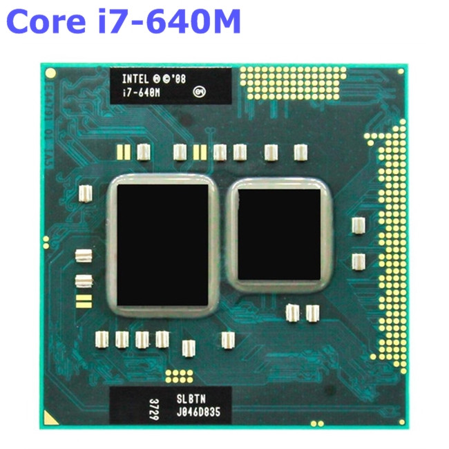 Процессор Intel Core i7 640m SLBTN ядра 4MB 35W