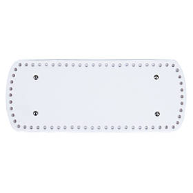 Дно закруглене для сумки з ніжками (30*12 см), колір Білий