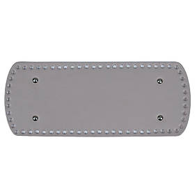 Дно закруглене для сумки з ніжками (30*12 см), колір Французький сірий