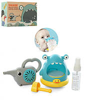 Детский генератор мыльных пузырей YB1761-3 для ванной (Акула) - Vida-Shop