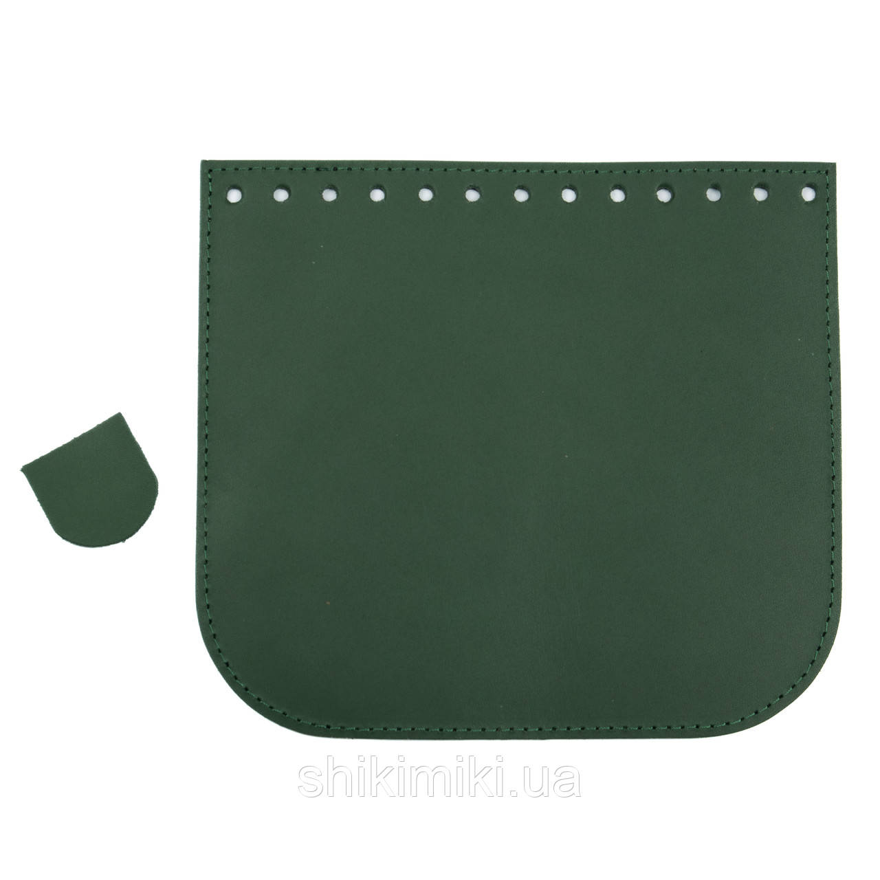 Клапан для Сумки Из Натуральной Кожи (18*20), Цвет Зеленый — Купить ...
