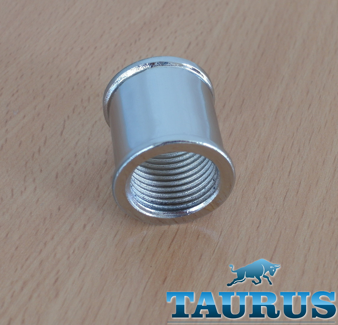 Муфта хромована з різьбою 1/2"-1/2" внутрішня. Бочонок для рушникосушок