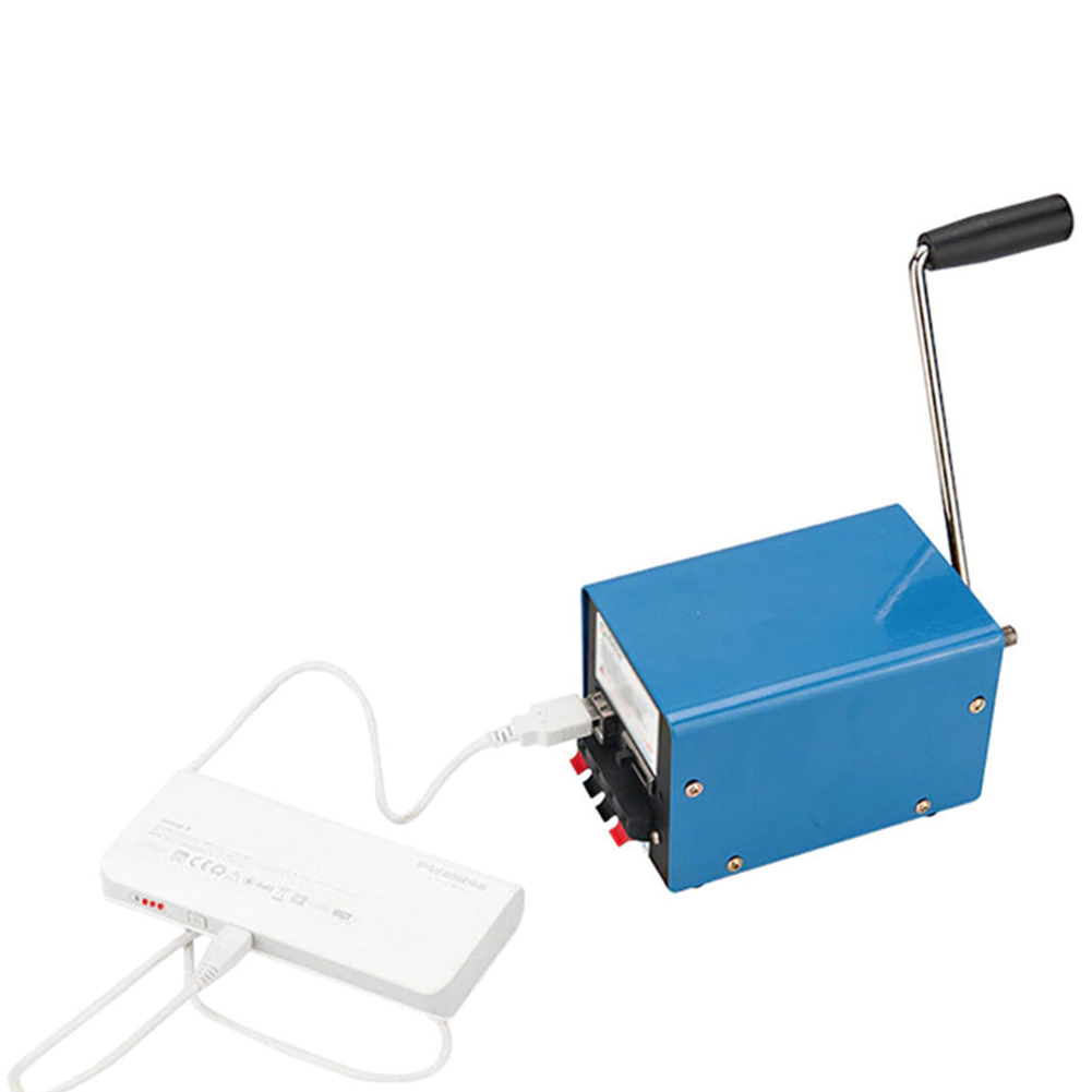 Dynamo W20 Портативний Ручний генератор струму Динамо 20 Вт 2USB+2DC15V ...