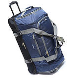 Сумка велика, дорожня на колесах 117 L Airtex синя, фото 8
