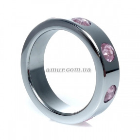 Металеве, рекційне кільце Rose Diamonds зі стразами
