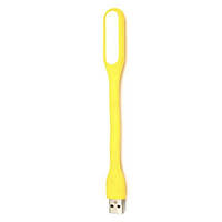 Led лампа для клавиатуры USB гибкая желтая