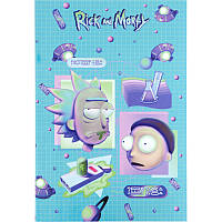 Блокнот А5 64 аркушів без лініювання Kite Rick and Morty RM23-193-2, 63926