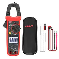 Струмові кліщі UNI-T UT204+ (AC/DC 600A; 600V; 60МОм; 60.0 мФ; 10MГц; –40С.. +1000 °C; сквальність) True RMS, NCV