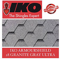 Бітумова черепиця IKO Armourshield Plus 28 GRANITE GREY ULTRA