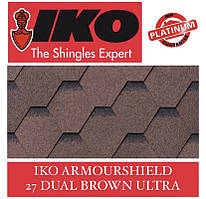 Бітумова черепиця IKO Armourshield Plus 27 DUAL BROWN