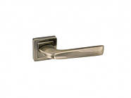 Ручка дверна на розеті бронза 15-170-001 квадрат (алюміній) АВ ТМFZB (код 1439369)