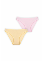 Набір жіночих трусів Vivioji TRW-20-3 Рожевий/Жовтий розмір XS (2шт)(12326)